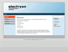 Tablet Screenshot of electryon.se